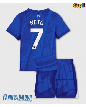 Chelsea Pedro Neto #7 Echipament de Fotbal Replică 2025-26 Copii Acasa (+ Șorturi)